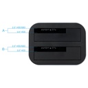 Infortisa Image 3 - Tooq TQDS-805G Dock Station Doble Bahía HDD Gris