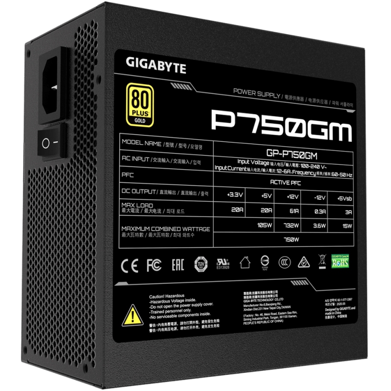 Infortisa Image 3 - Gigabyte Fuente Alimentación GP-P750GM