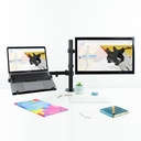 Infortisa Image 2 - Tooq DB1200TN-B Soporte mesa monitor/portátil