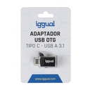 Infortisa Image 3 - iggual Adaptador USB OTG tipo C a USB-A 3.1 negro