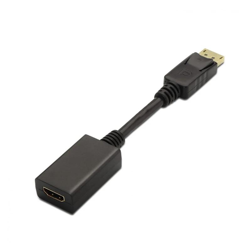Infortisa Image 1 - Aisens Conversor DISPLAYPORT/M-HDMI A/H negro 15cm