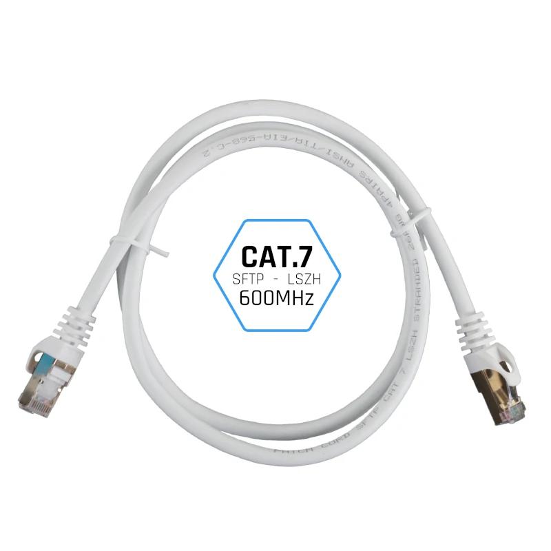 Infortisa Image 1 - iggual Latiguillo CAT7 SFTP LSZH 2 metros blanco