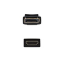 Infortisa Image 2 - Nanocable Cable Conversor DP a HDMI 0,5 M Negro