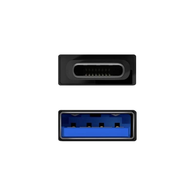 Infortisa Image 2 - Aisens Mini Adaptador USB 3.2 Gen1 3A CM-AH Negro