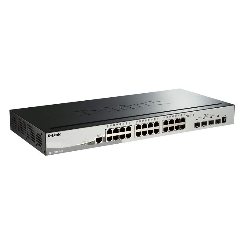 Infortisa Image 1 - D-Link DGS-1510-28X/E Switch L2 24xGB 4x10Gb SFP+