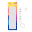 Infortisa Image 2 - Nanocable Regleta de Enchufes 6 Tomas 1.4 m Blanco