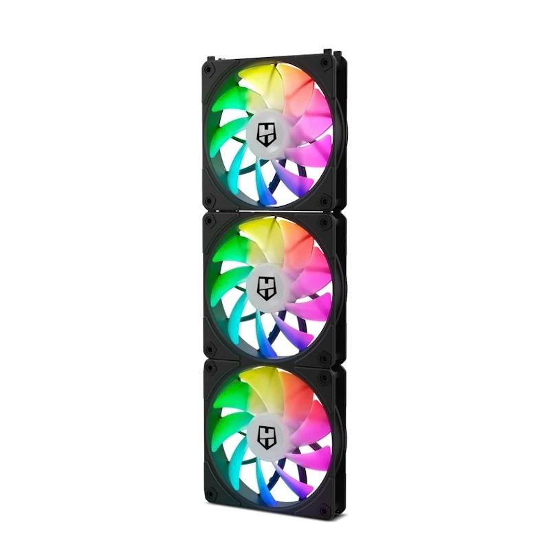 Infortisa Image 1 - NOX HUMMER EASYLINK | ARGB FANS KIT NEGROS