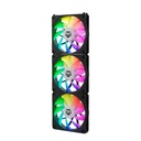 Infortisa Image 1 - NOX HUMMER EASYLINK | ARGB FANS KIT NEGROS