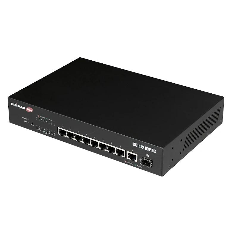 Infortisa Image 2 - Edimax GS-5210PLG Switch 10xGbE LR PoE+ (1xSFP)