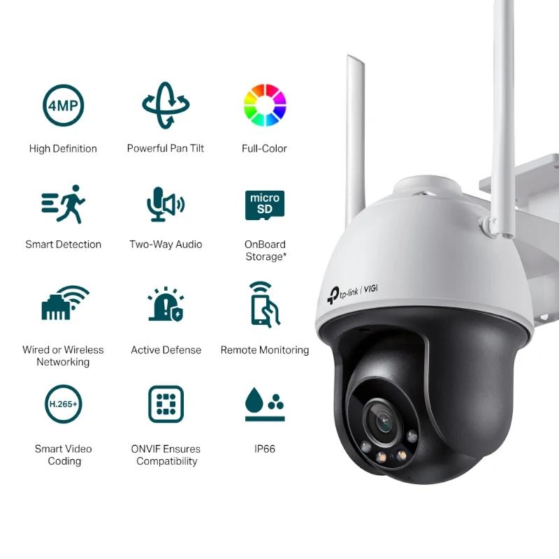 Infortisa Image 1 - VIGI Cámara IP PT C540-W 4MP Plástico FColor Wi-Fi