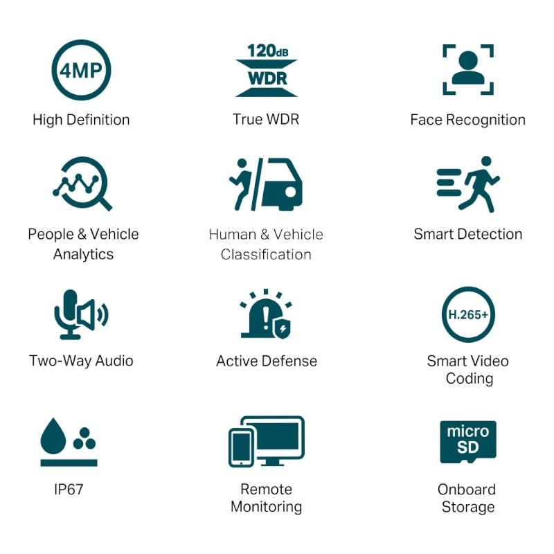 Infortisa Image 1 - VIGI Cámara IP Bullet C340S 4MP Plástico Full-Colo