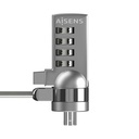 Infortisa Image 2 - Aisens Cable Seguridad  cerradura combinacion 1.5M
