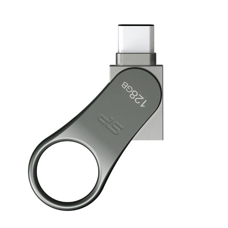 Infortisa Image 2 - SP Lapiz USB C80 USB-C 3.2 128GB Dual Metalico