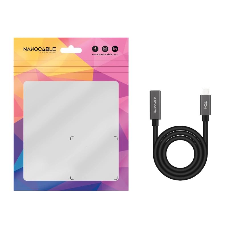 Infortisa Image 3 - Nanocable Cable USB 3.2 Gen2 USB-C M/H 1,5 M Negro