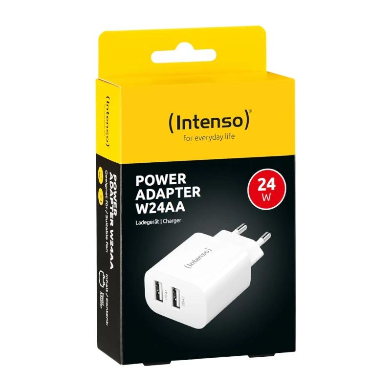 Infortisa Image 1 - Intenso | Cargador pared W24AA|2xUSB-A|blanco