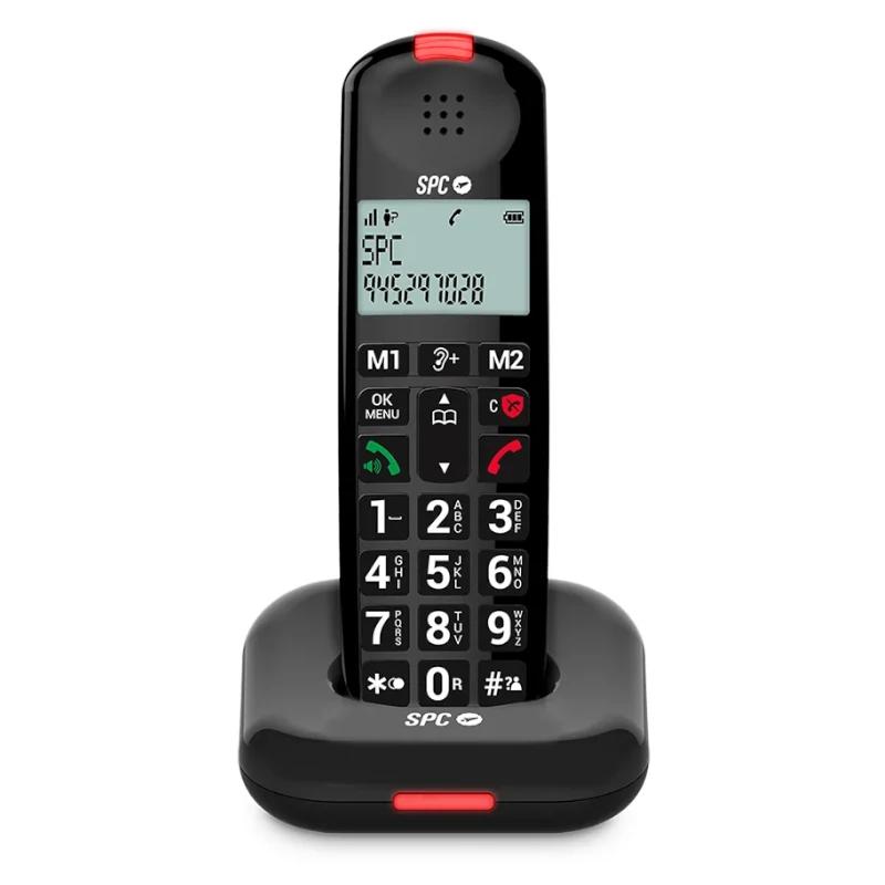 Infortisa Image 1 - SPC 7612N Telefono Inalámbrico COMFORT KAIRO Negro