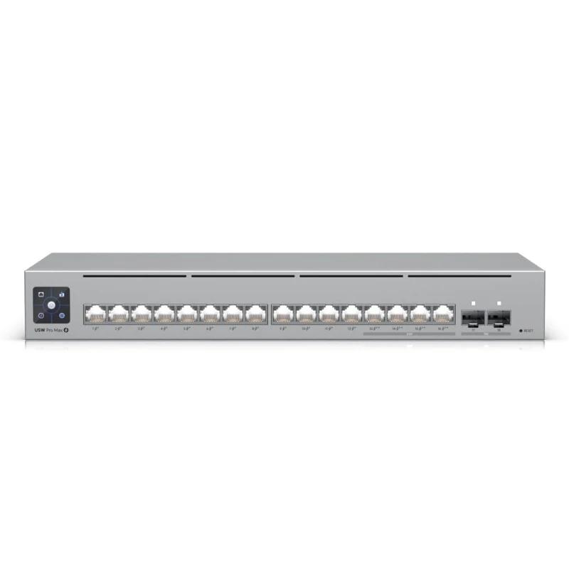 Infortisa Image 1 - Ubiquiti USW-Pro-Max-16-PoE Switch L3 4x2GbE PoE++