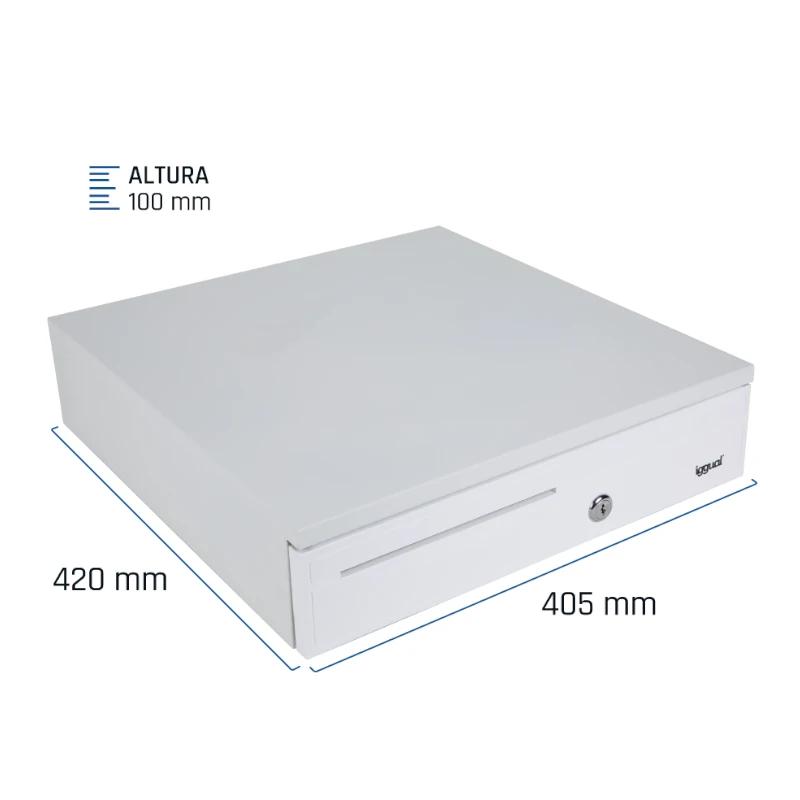 Infortisa Image 1 - iggual Cajón portamonedas IRON-30PW 5+5 BlancoPuro