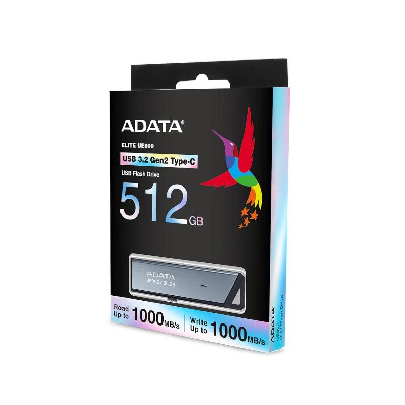 Infortisa Image 1 - ADATA Lapiz USB ELITE UE800 512GB USB-C 3.2 Gen2