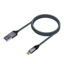 Infortisa Image 1 - Aisens Cable USB 3.1 Gen2 Alu 3A CM-AM Gris 2.0M