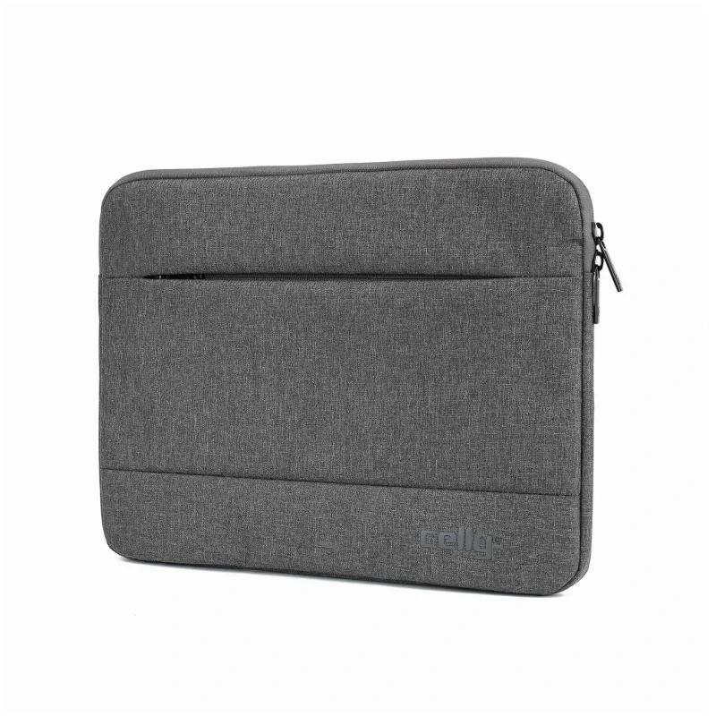 Infortisa Image 1 - Celly Funda Portatil Sleeve hasta 13" Gris
