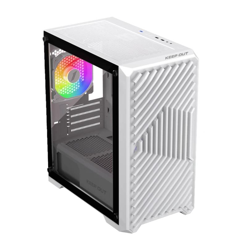 Infortisa Image 1 - Keep Out Caja M-Atx XC-220W 4FANS Usb3.0 White