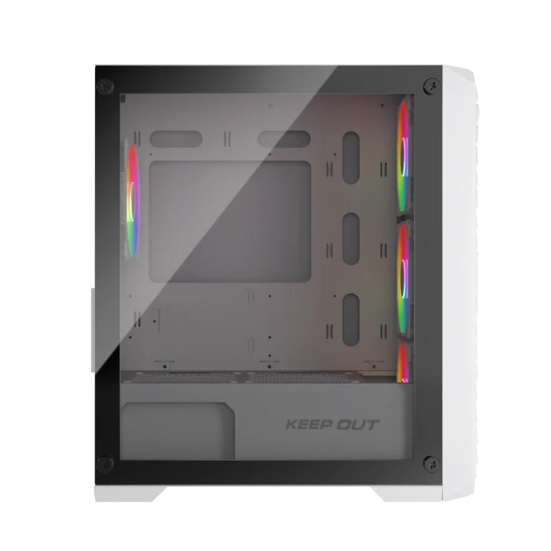 Infortisa Image 2 - Keep Out Caja M-Atx XC-220W 4FANS Usb3.0 White