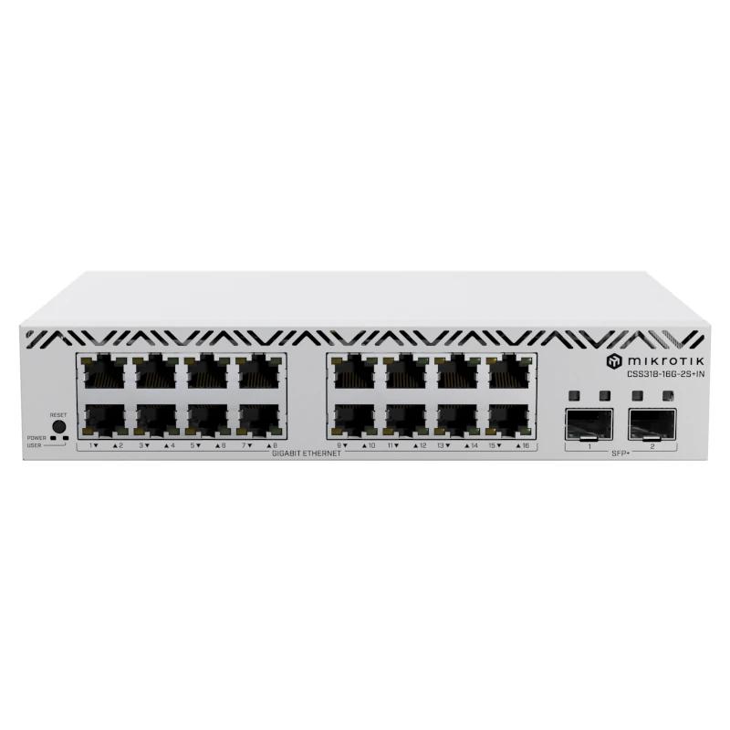 Infortisa Image 2 - MikroTik CSS318-16G-2S+IN Switch 16xGbE 2xSFP+
