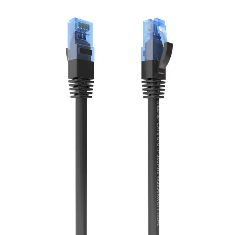 Infortisa Image 1 - Aisens Cable RJ45 CAT.6 UTP AWG26 CCA Negro 0.75m