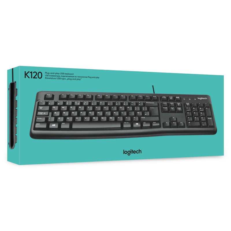 Infortisa Image 1 - Logitech Teclado K120 OEM USB