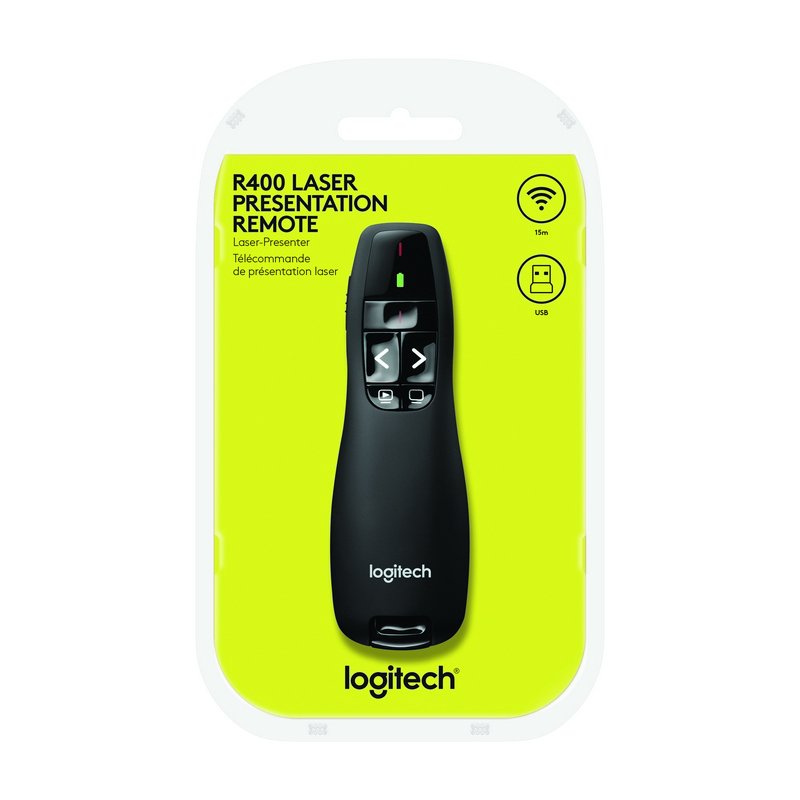 Infortisa Image 2 - Logitech R400 Wireless Presenter + puntero láser