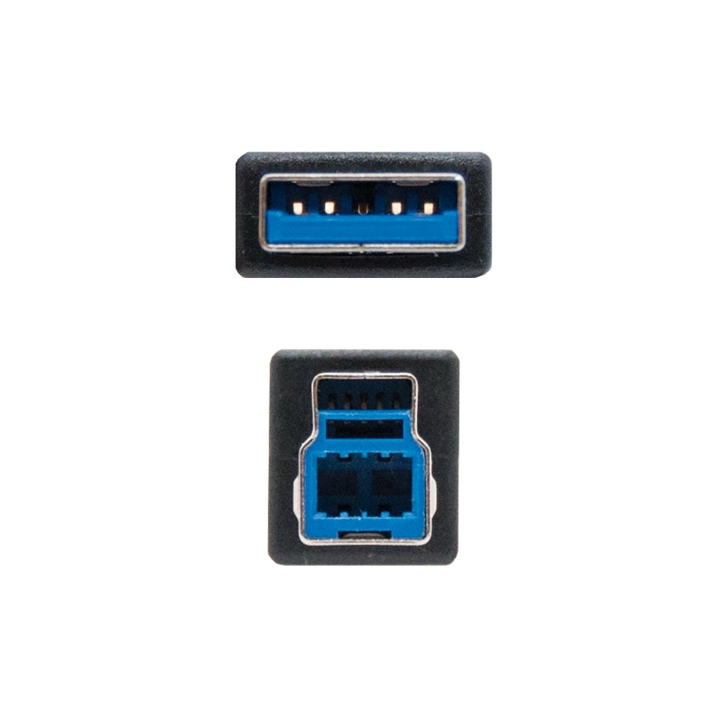 Infortisa Image 2 - Nanocable Cable USB 3.0, impresora A/M-B/M, 2m