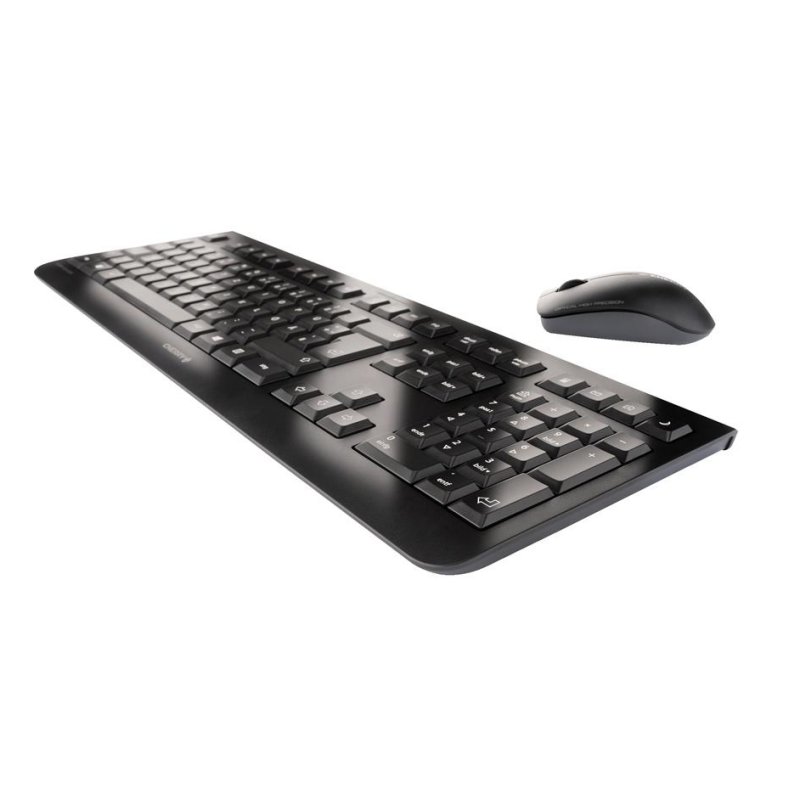 Infortisa Image 1 - Cherry Teclado+Ratón Inalámbrico Inglés DW3000 Neg