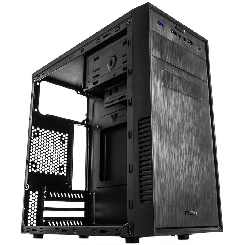Infortisa Image 3 - Nox Caja Micro ATX Forte USB3.0 Vent.12cm Negra