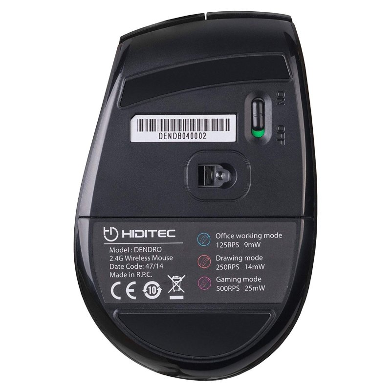 Infortisa Image 1 - Hiditec Ratón Inalámbrico Dendro Avago A3000 Progr