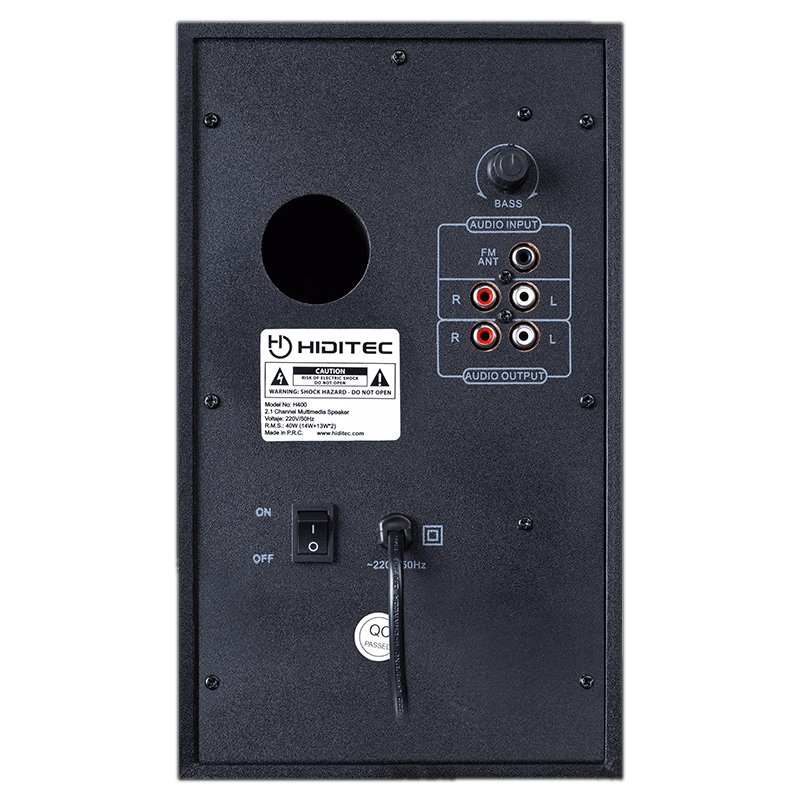Infortisa Image 1 - Hiditec Altavoces 2.1 Multimedia H400 40W Blt Radi