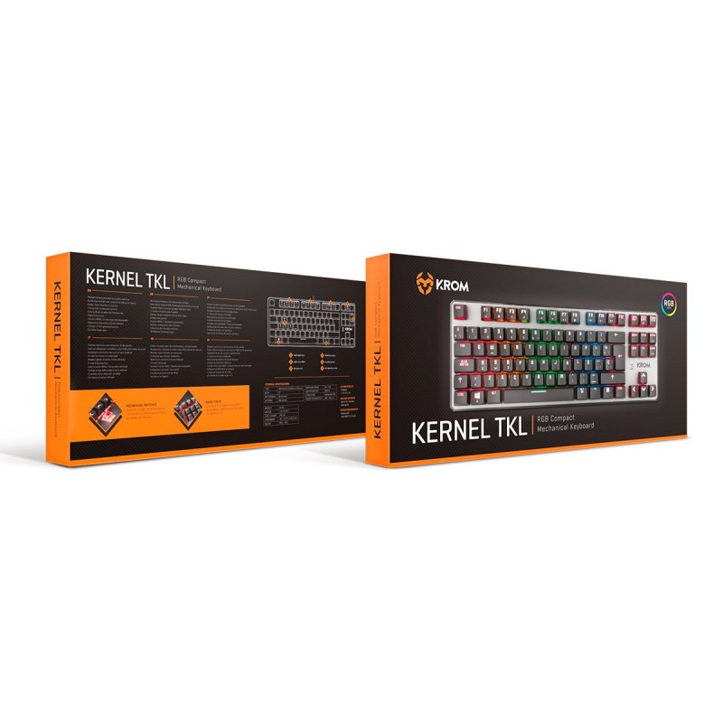 Infortisa Image 3 - Krom Teclado mecánico RGB Krom KERNEL TKL (ten-key