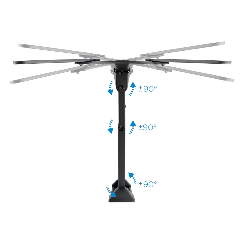 Infortisa Image 2 - Tooq LP6055TN-B Soporte TV Incl/gira 23"-55" 3Piv