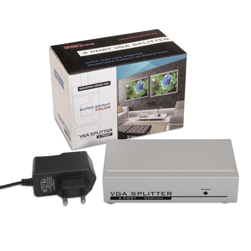 Infortisa Image 2 - Nanocable Multiplexor VGA para 2 monitores