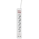 Infortisa Image 1 - Salicru SPS SAFE 5+ Regleta con Protección 5 Tomas