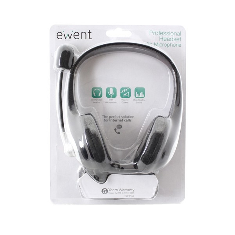 Infortisa Image 2 - EWENT EW3562 Auriculares + Micrófono Stéreo negro