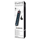 Infortisa Image 1 - Ewent EW3924 Regleta 6 tomas con proteccion Negro