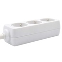 Infortisa Image 2 - Ewent Ew3958 Regleta 3 tomas Blanco