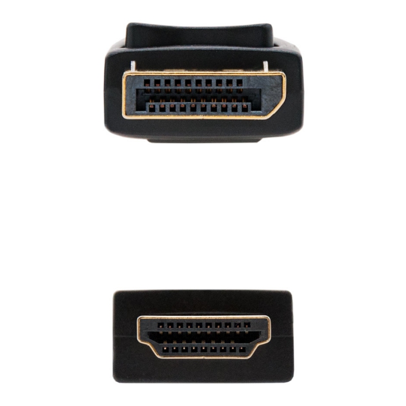 Infortisa Image 2 - Nanocable Cable Conversor DP a HDMI 3 M Negro
