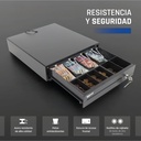 Infortisa Image 2 - iggual Cajón Portamonedas IRON-10 38cm 4+6 negro