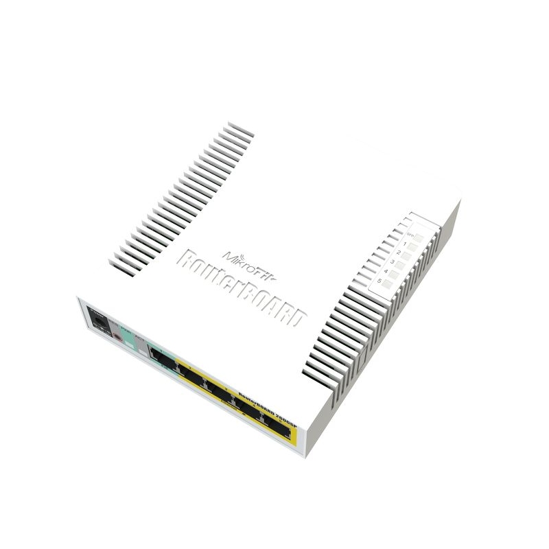 Infortisa Image 1 - MikroTik CSS106-1G-4P-1S RB260GSP Switch 5xGB 1xSF