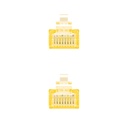 Infortisa Image 2 - Nanocable Latiguillo RJ45 CAT.6 UTP Amarillo 3.0M
