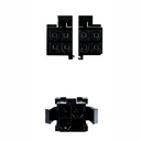 Infortisa Image 1 - Nanocable Cable Alimentación 4PIN/H-4+4PIN/M, 15 c