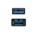 Infortisa Image 1 - Nanocable Cable USB 3.0 Tipo A/M-A/H Negro 3.0 m