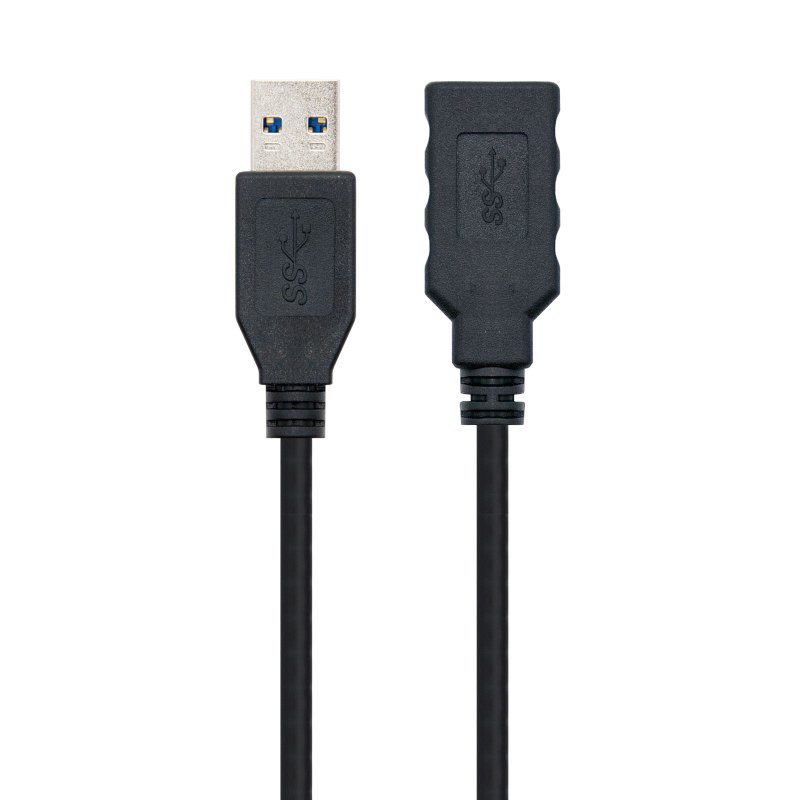Infortisa Image 2 - Nanocable Cable USB 3.0 Tipo A/M-A/H Negro 3.0 m